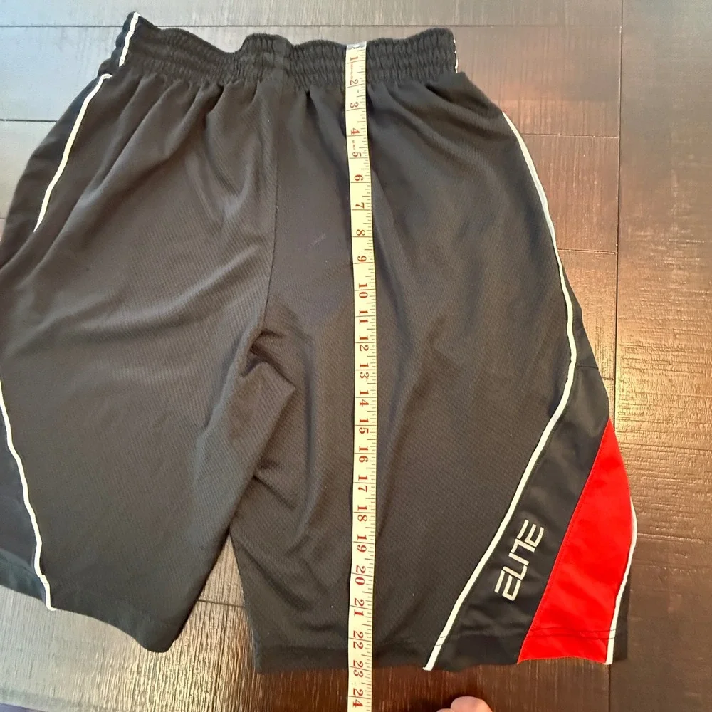 Nike Ohio State Buckeyes Elite Basketball Shorts Mens Large Black Red 287113-010